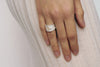 OLIO E ACETO Silver White Cave Ring OA08F11 POEA2